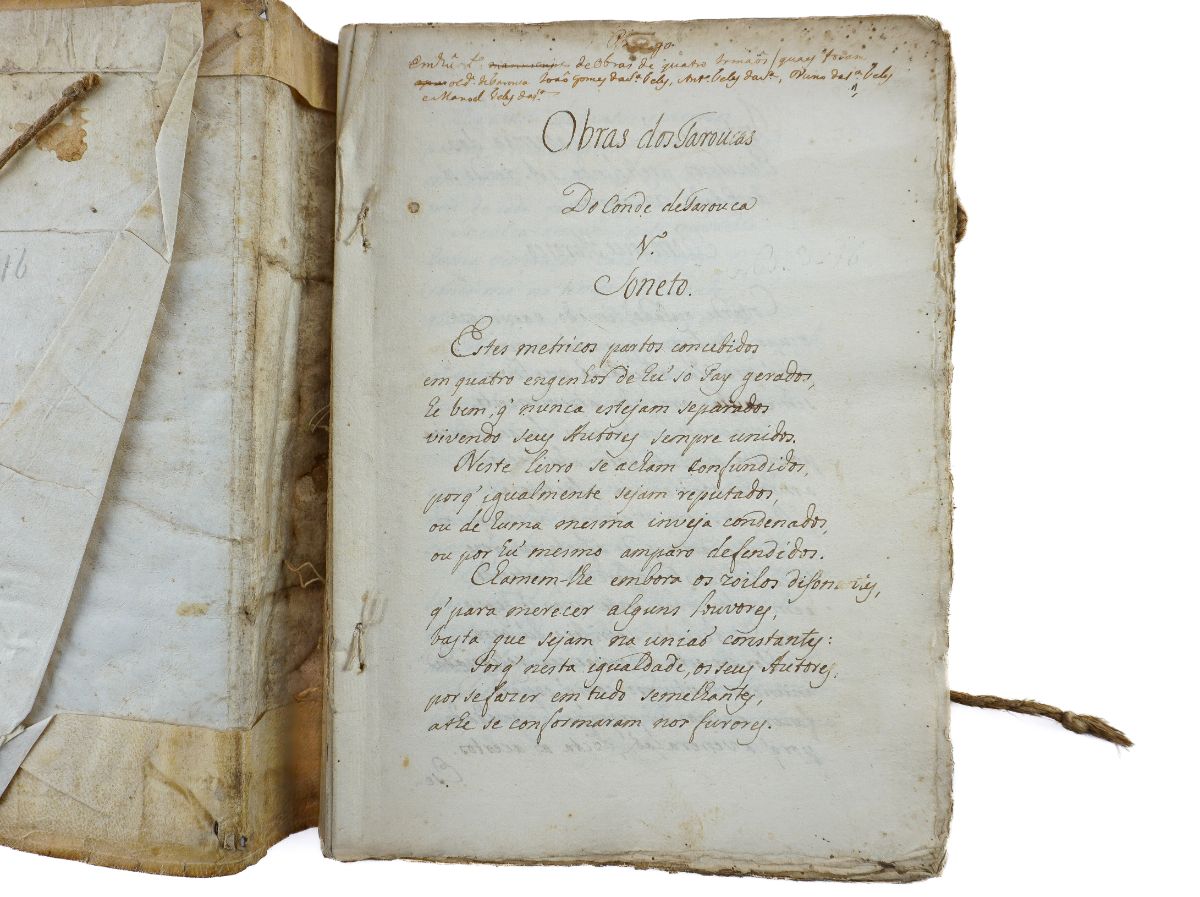 Conde de Tarouca – manuscrito (séc. XVII)