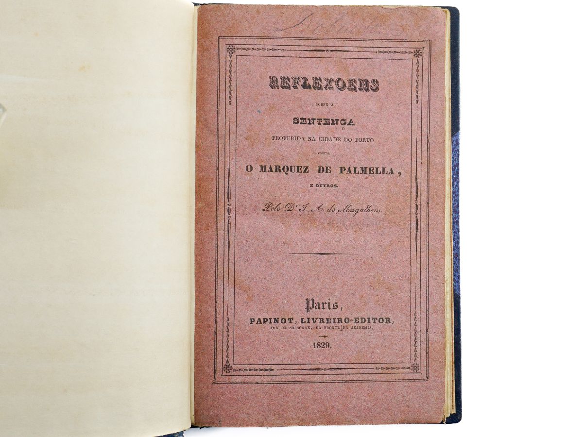 Sentença contra o Marquês de Palmella (1829)