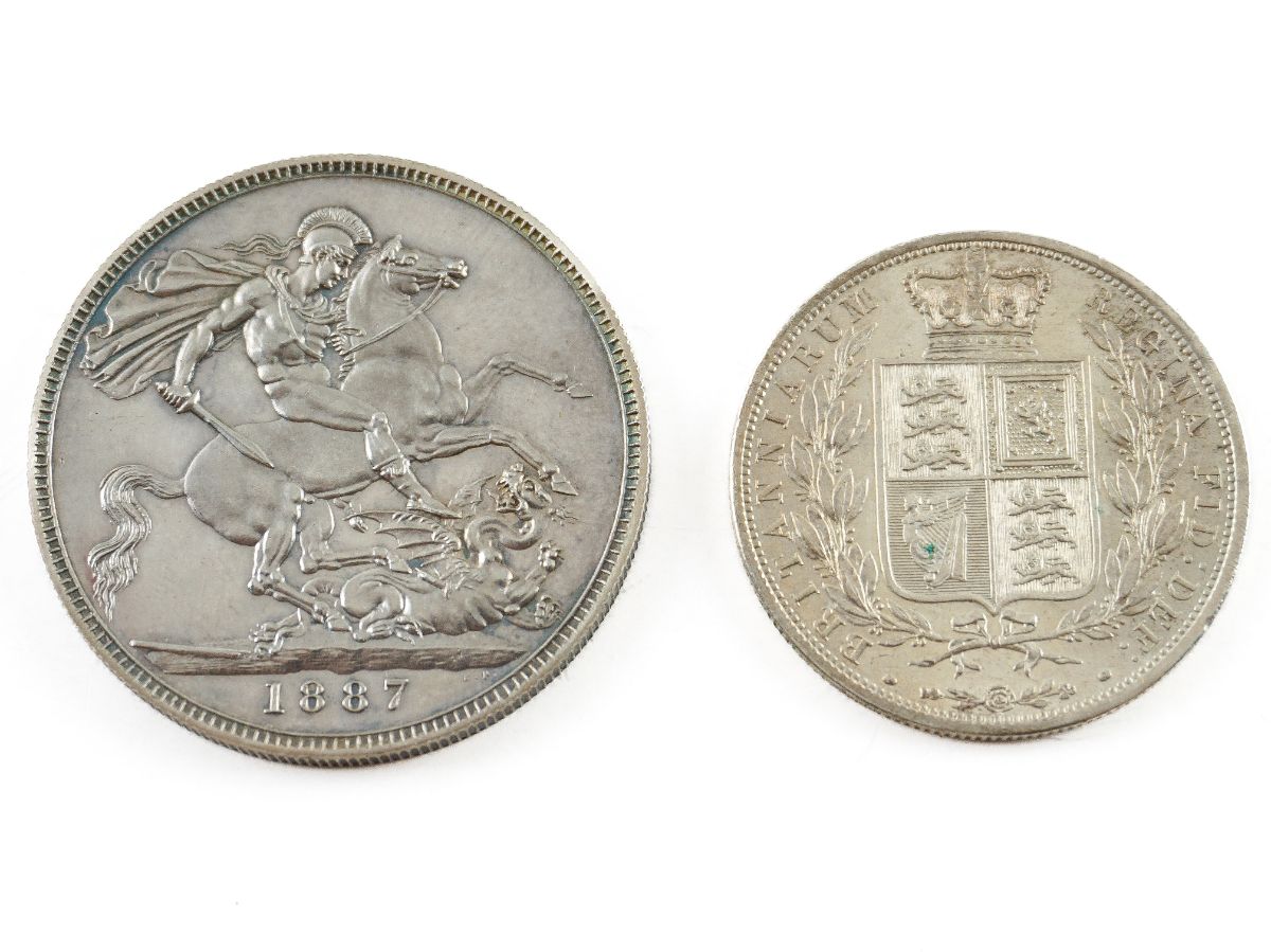 2 Moedas inglesas em prata 925 milésimas