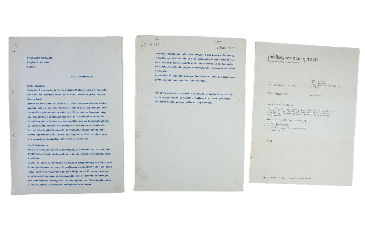 Edições D. Quixote – manuscritos