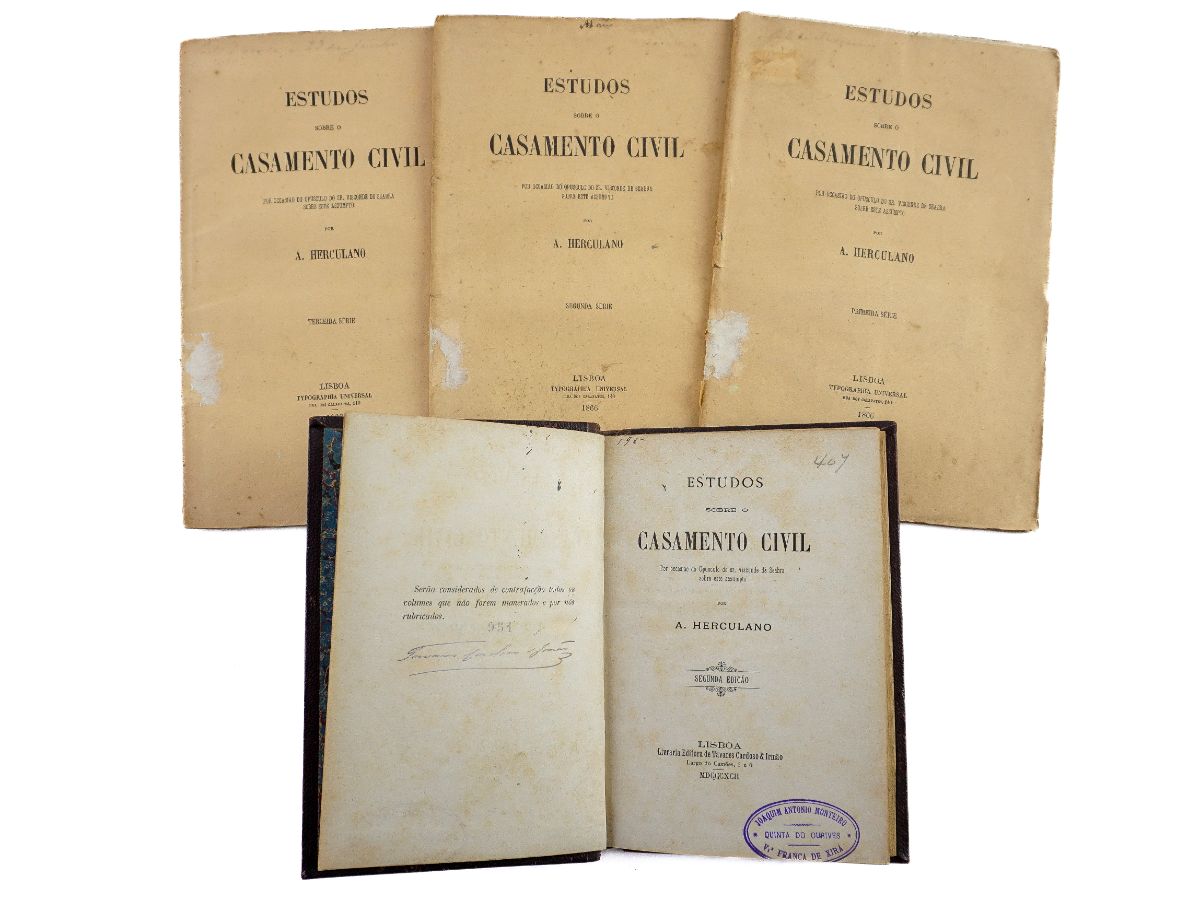 Alexandre Herculano – Casamento Civil (1866)