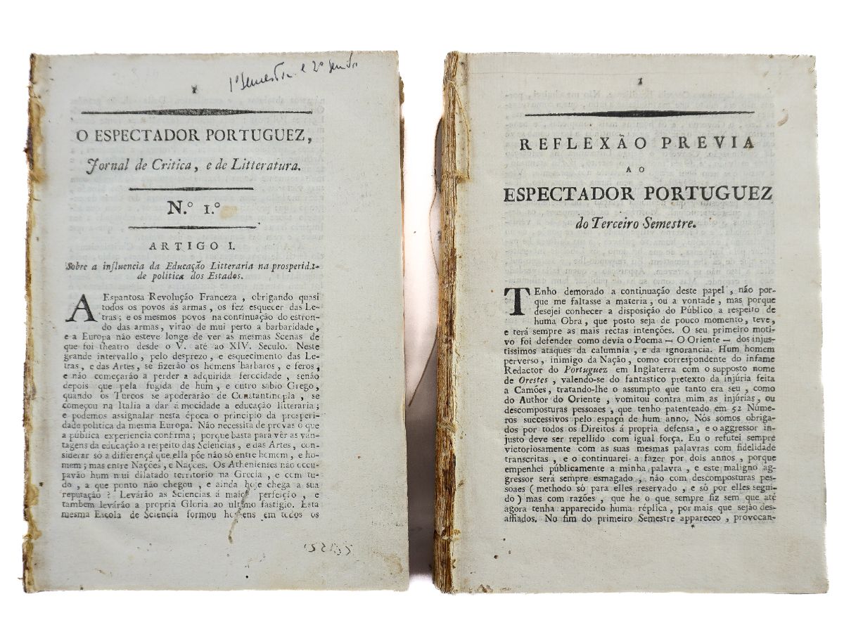 O Espectador Português – Jornal de Crítica e de Literatura (1816- 1818)