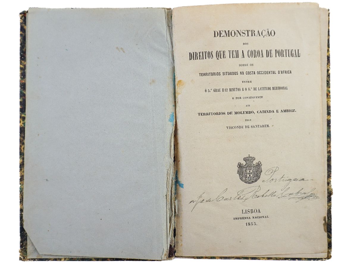Direitos da Coroa de Portugal sobre os territórios na Costa Ocidental d’Africa (1855)