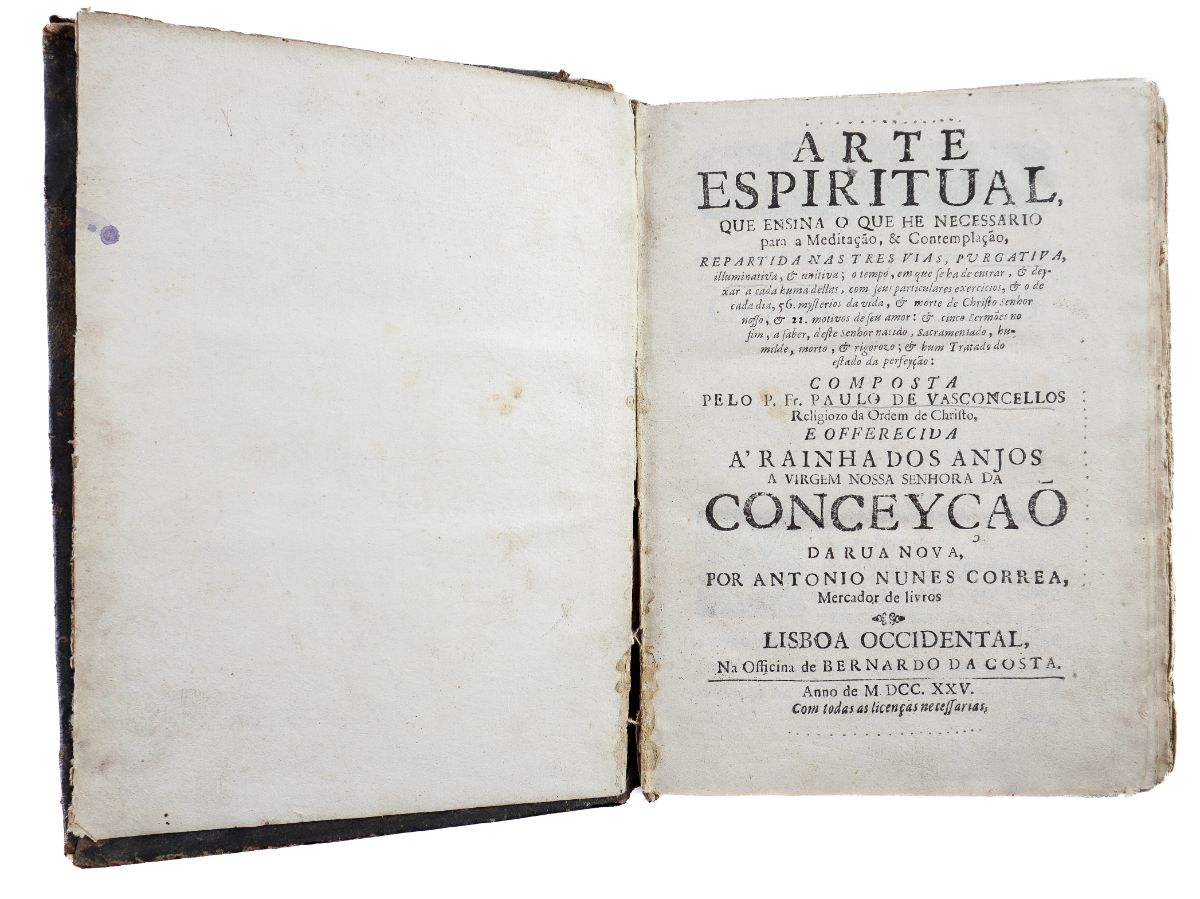 Arte espiritual para a meditação e contemplação (1725)