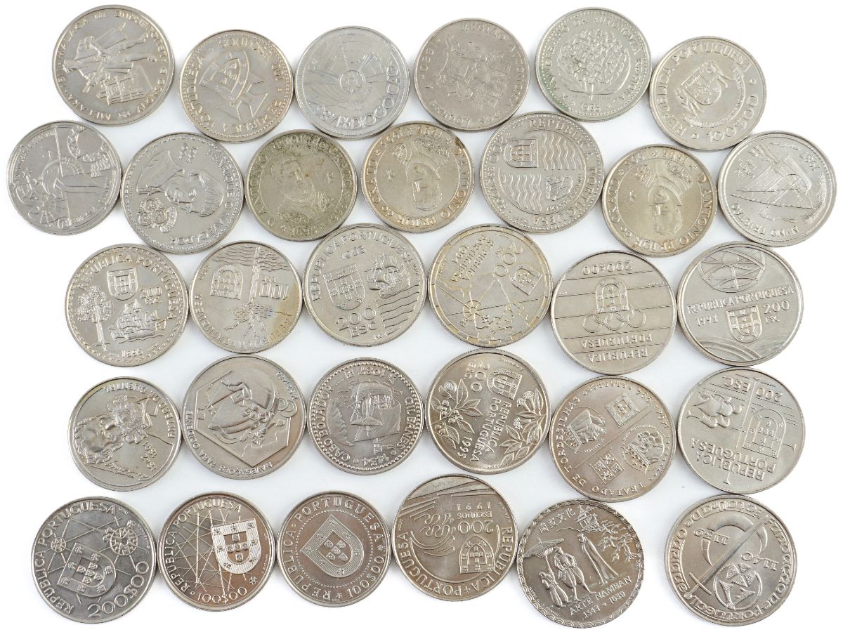 Moedas em Prata Portuguesa