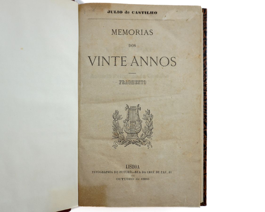 Júlio de Castilho, memórias dos Vinte Anos (1866)