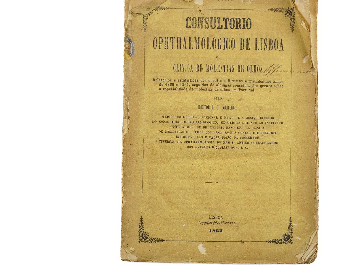 Consultorio ophthalmologico de Lisboa ou clinica de molestias de olhos (1862)