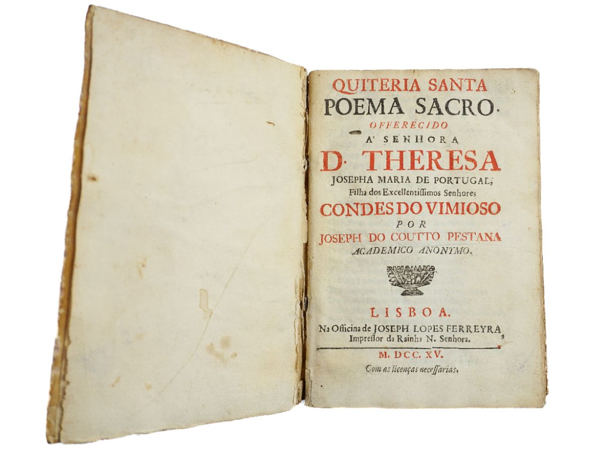 Quiteria Santa: poema sacro (1715)