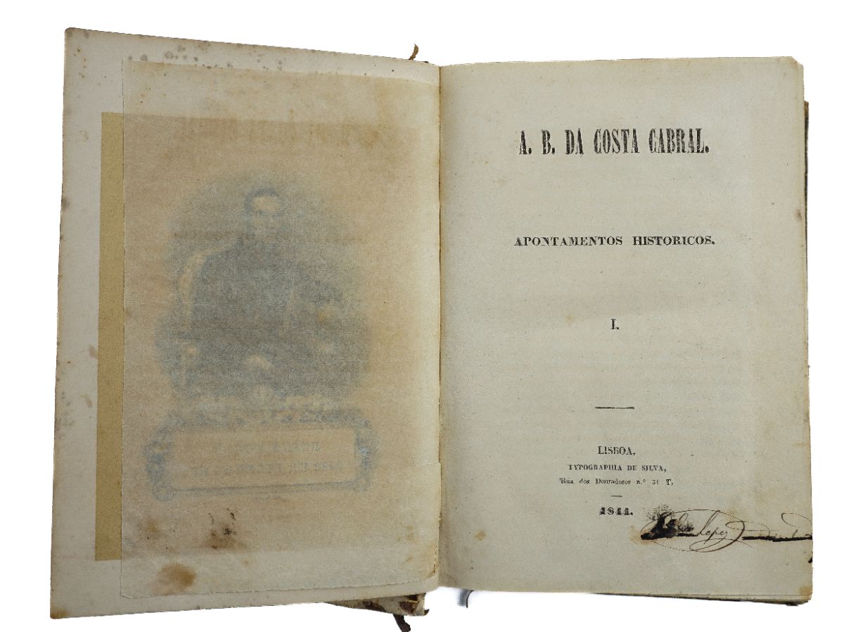 Costa Cabral – Apontamentos Históricos (1844-1845)