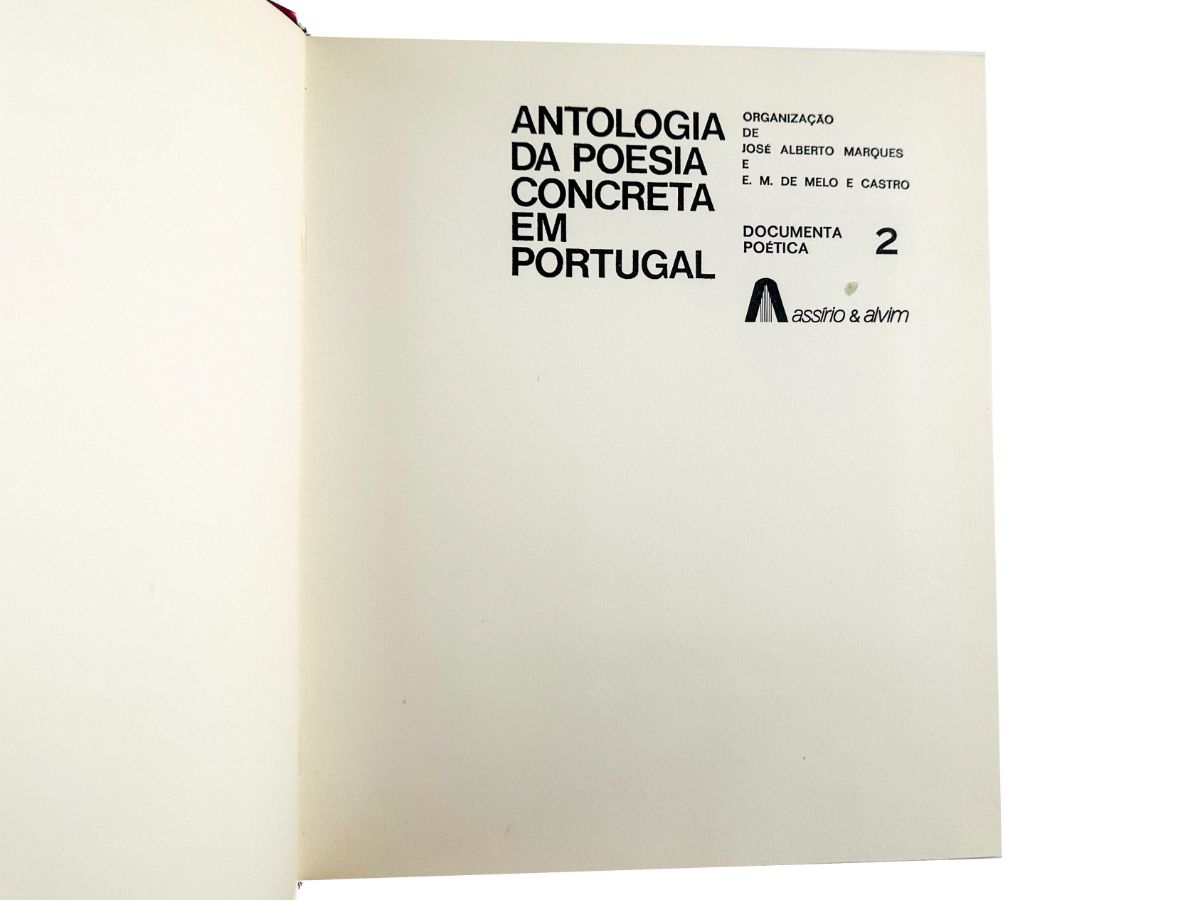 Antologia da Poesia Concreta em Portugal