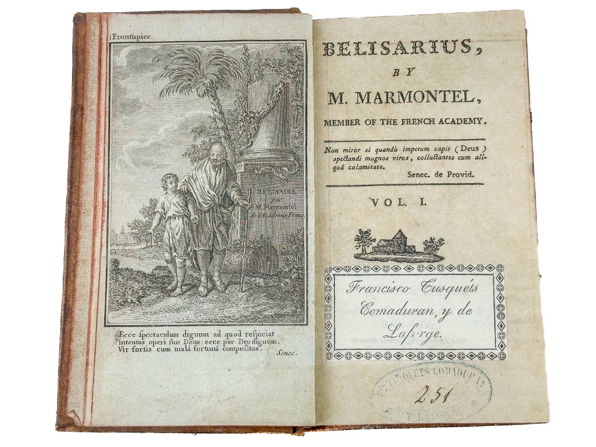 Belisaire/Belisarius por M. Marmontel