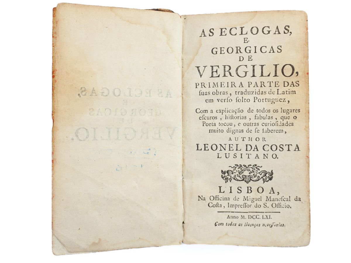 As Eclogas e Georgicas de Vergilio (1762)