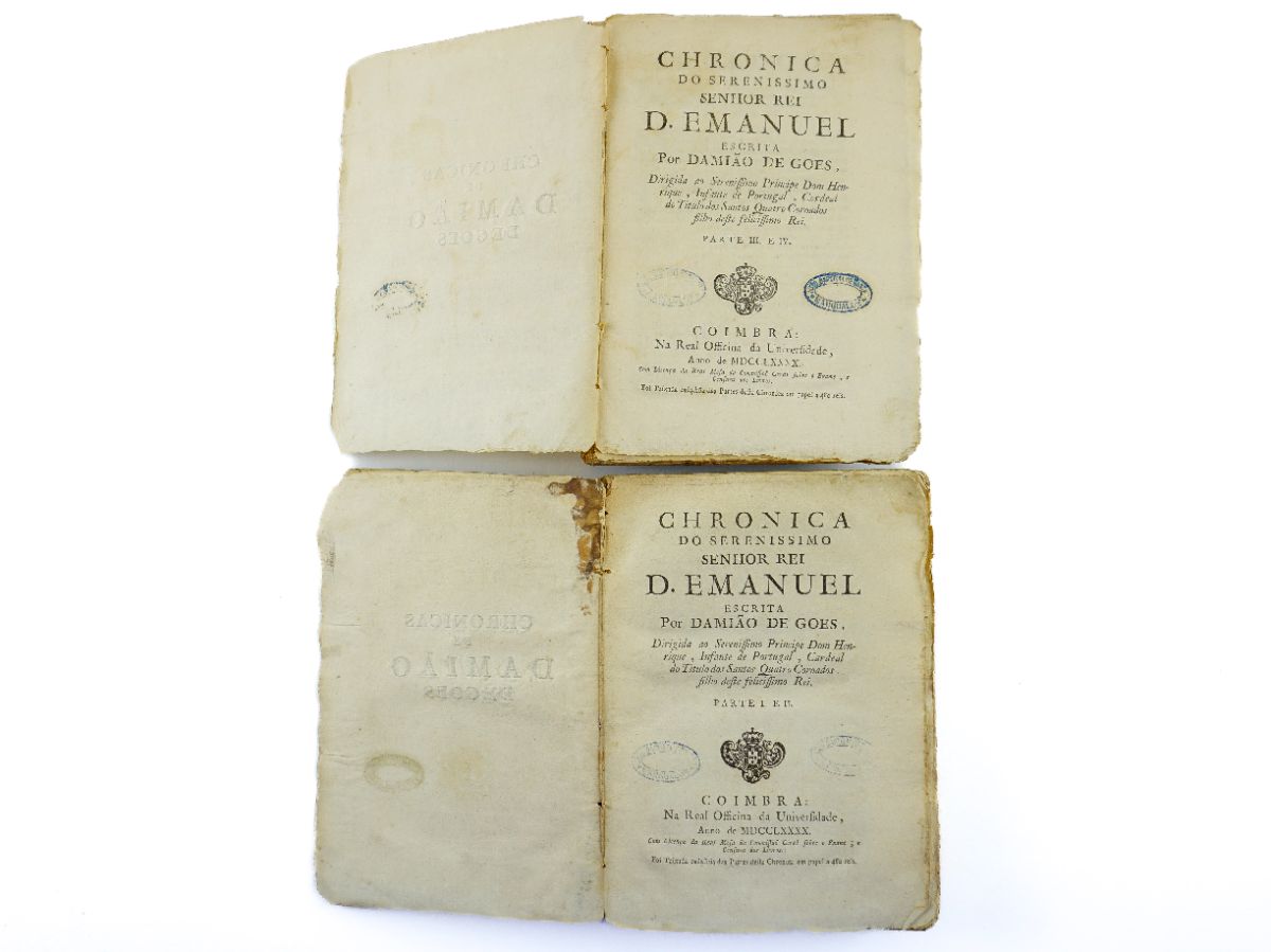 Damião de Goes – Chronica do Serenissimo Senhor Rei D. Emanuel (1790)