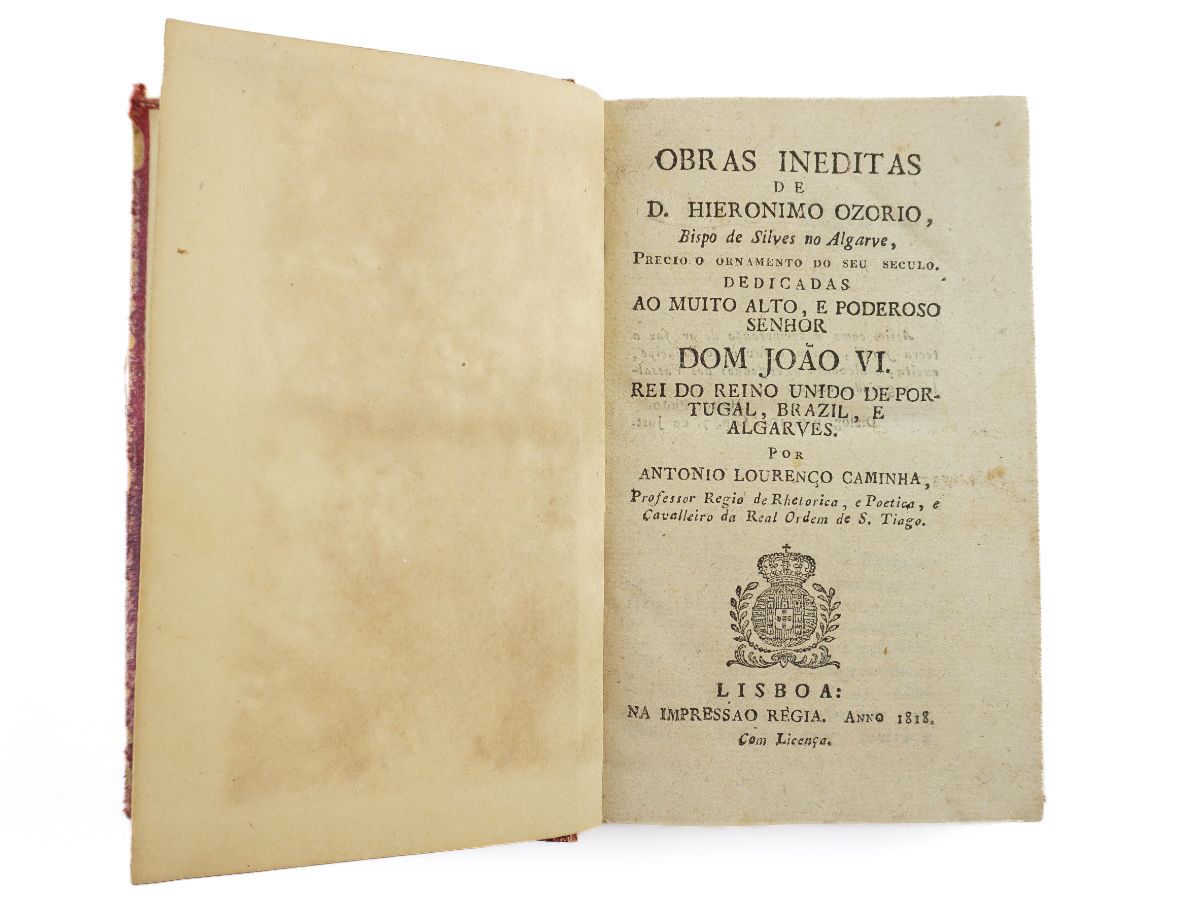 Jerónimo Osório – Obras Inéditas (1818)