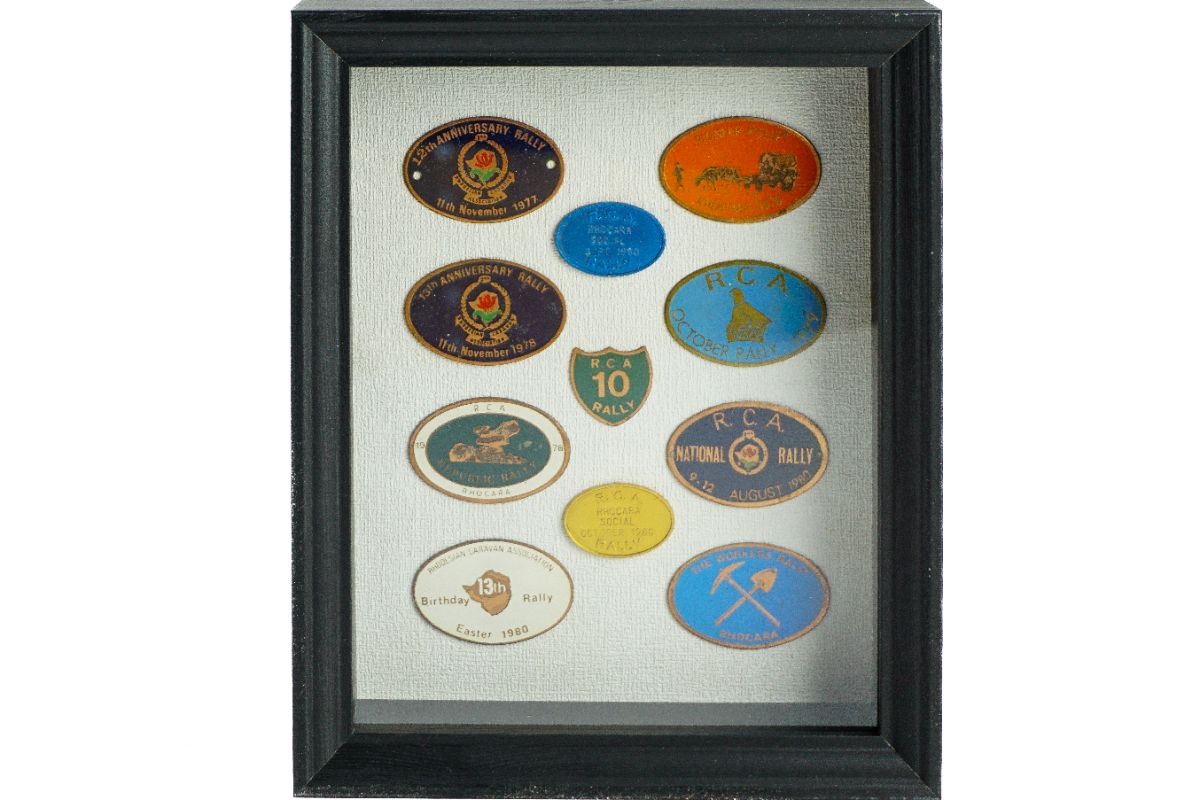 Coleção de 11 placas de Rallies da Rodésia