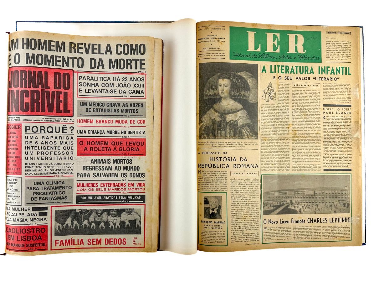 Ler, Jornal de letras, artes e ciências