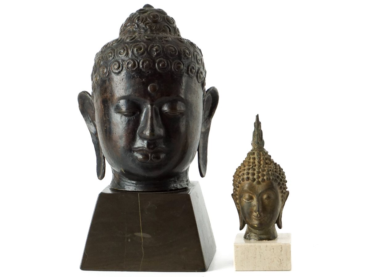 2 Cabeças de buda