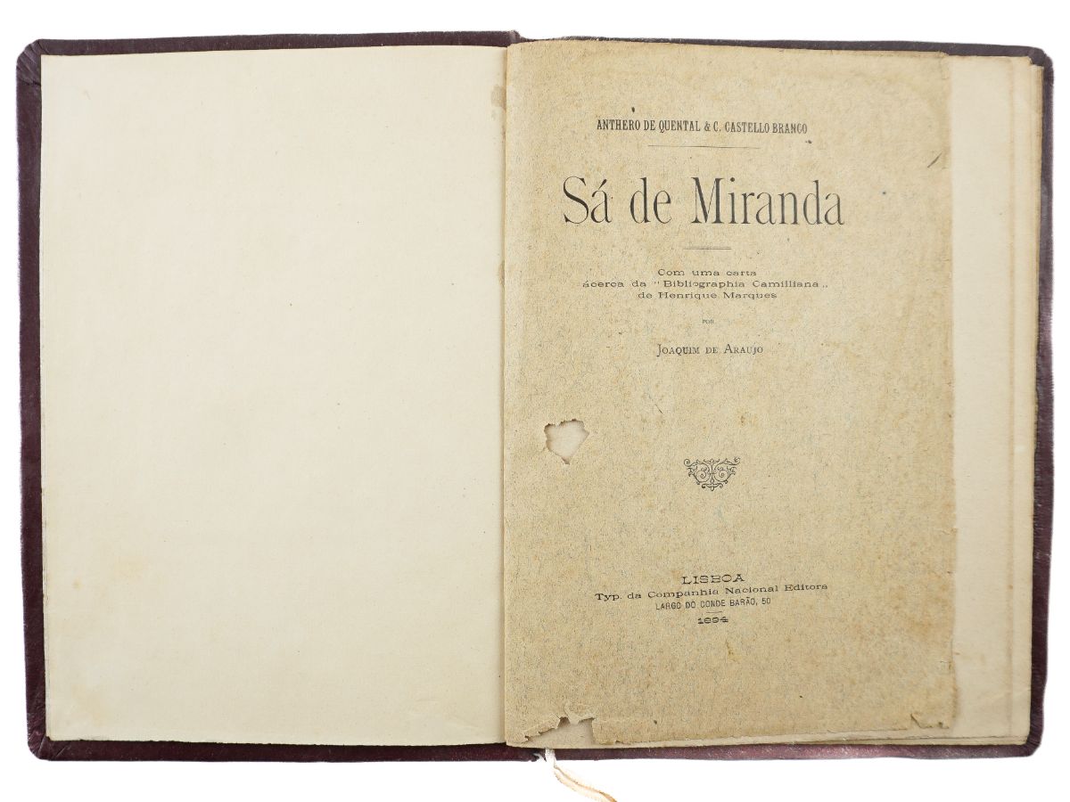 Anthero de Quental e C. Castello Branco (1894)