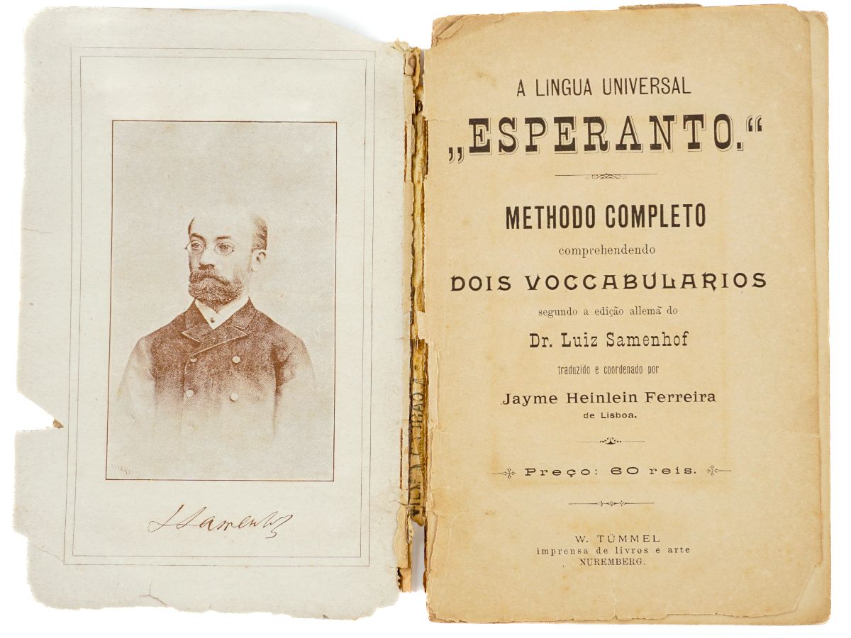 Esperanto – Primeira obra publicada em Portugal