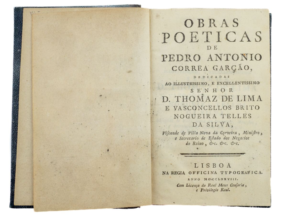 Correa Garção – Obras Poéticas (1778)
