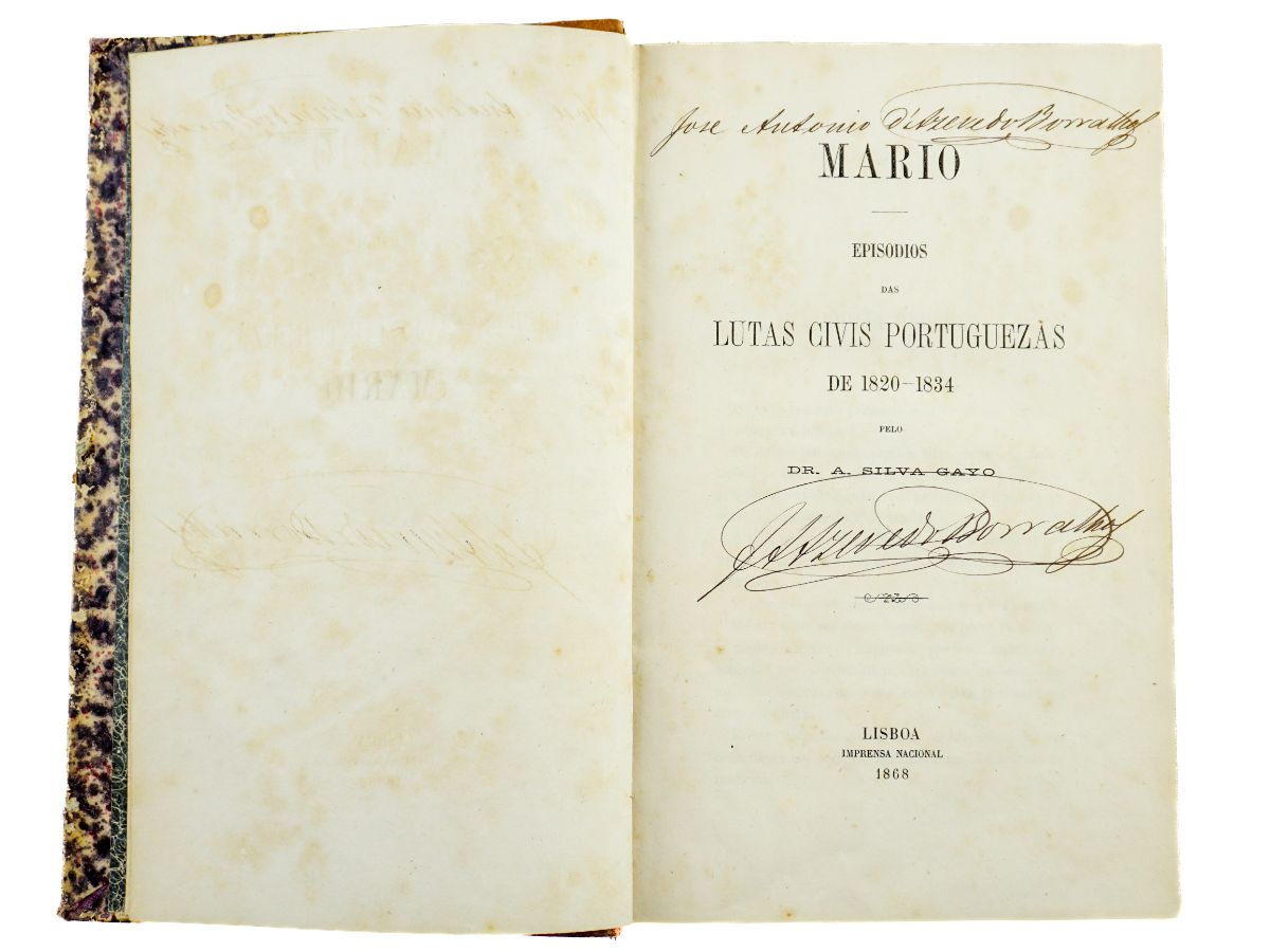 Mario. Episódios das Lutas Civis Portuguezas de 1820-1834 (1868)