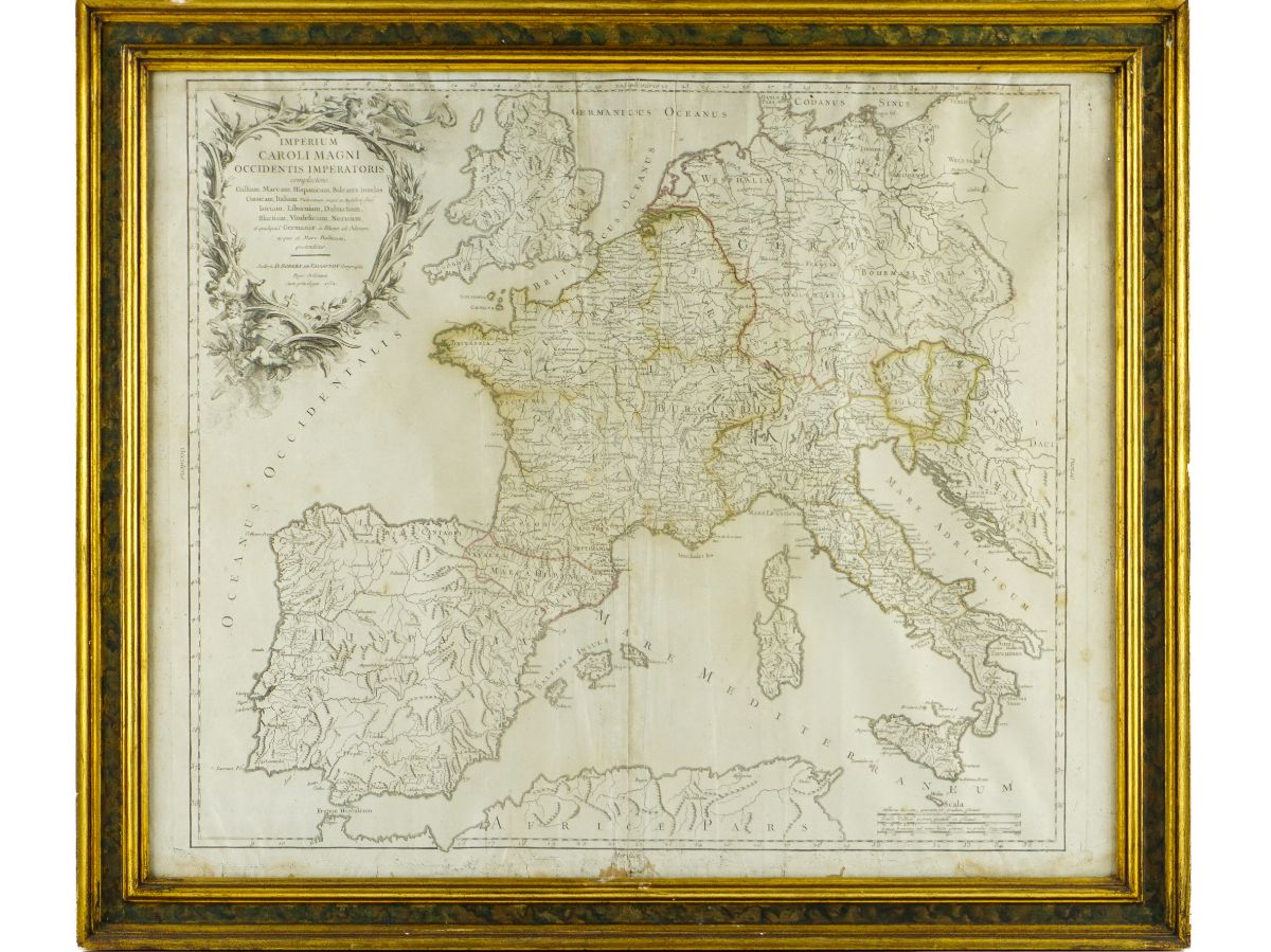 Mapa da Europa 1752
