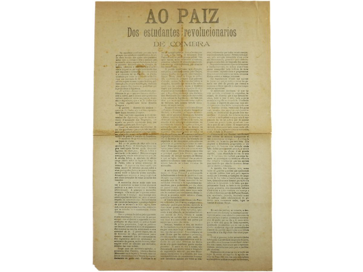 Manifesto Revolucionário Estudantil 1906