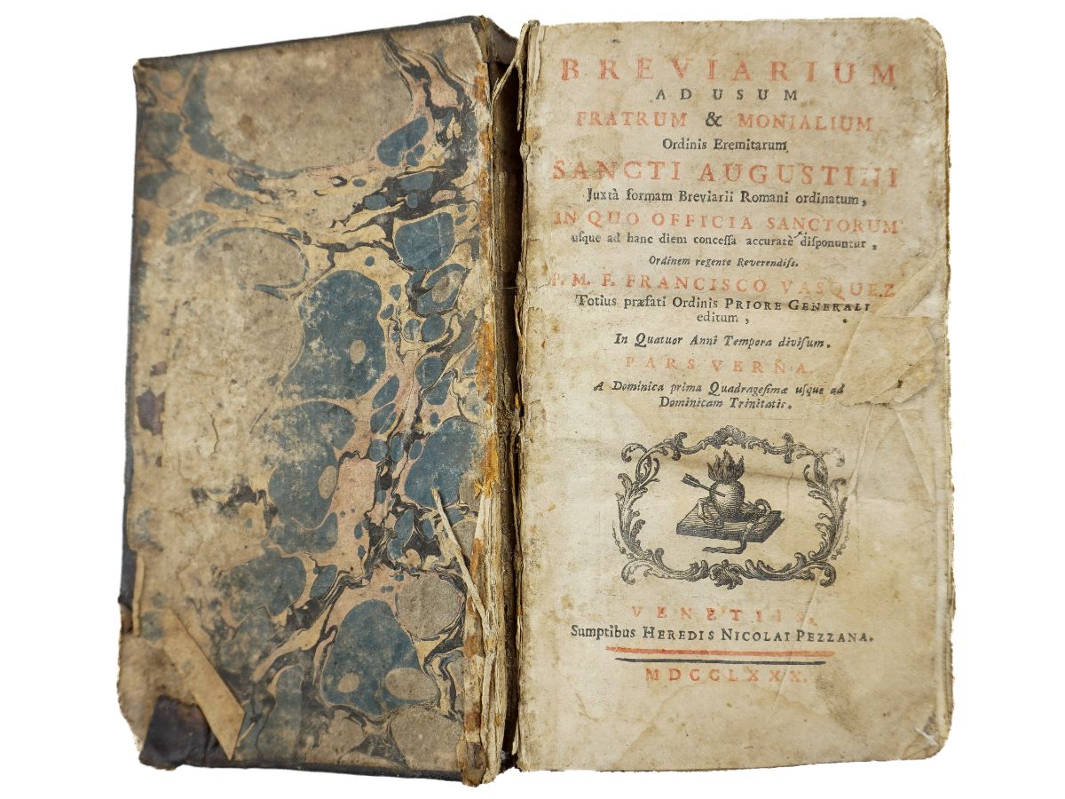 Breviarium ad usum fratrum & monialium ordinis eremitarum Sancti Augustini - 1780