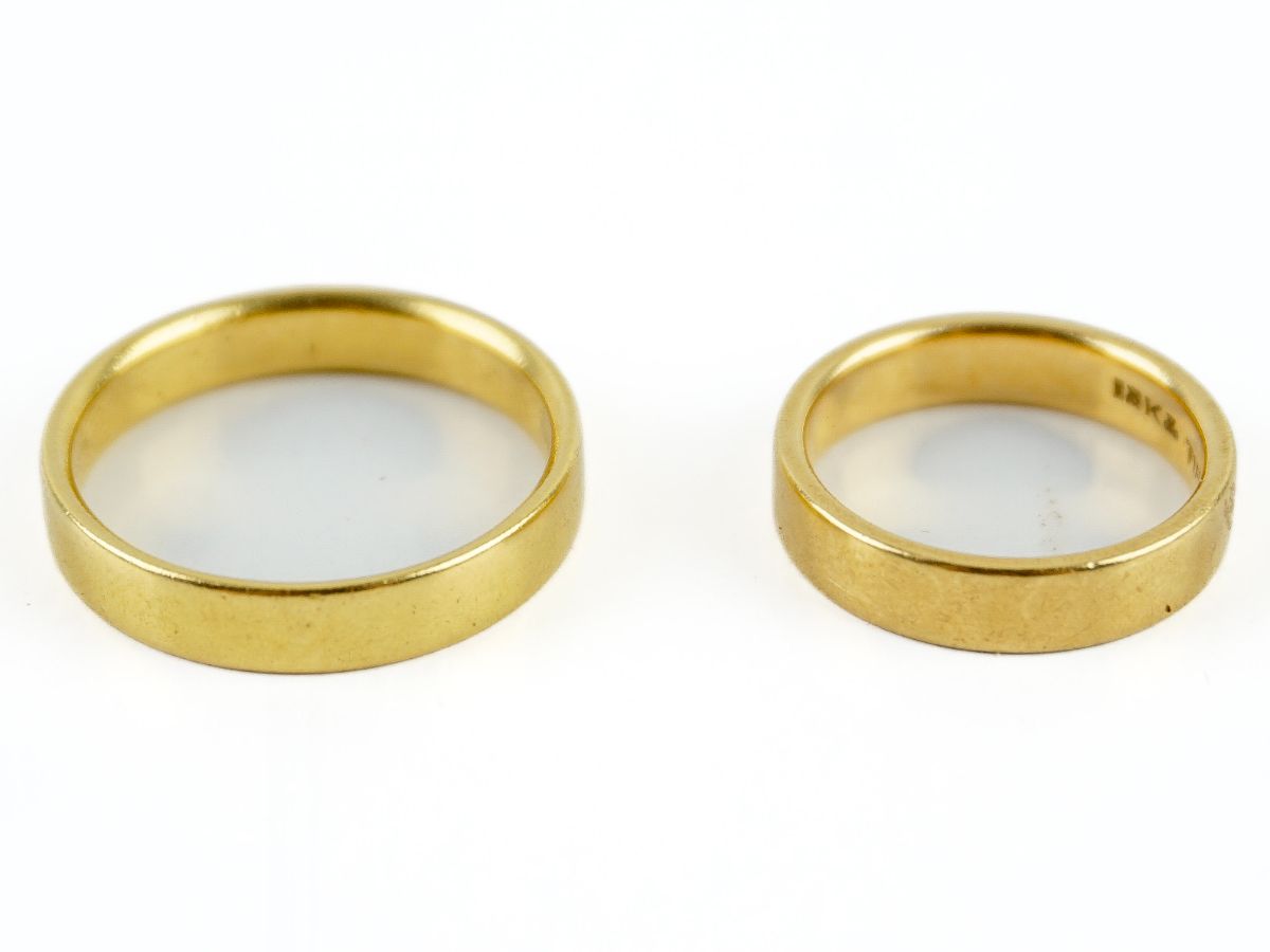 2 Anéis em ouro da marca Tiffany