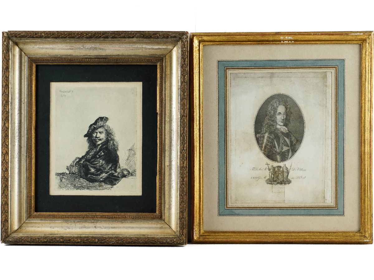 9 Gravuras de figuras históricas