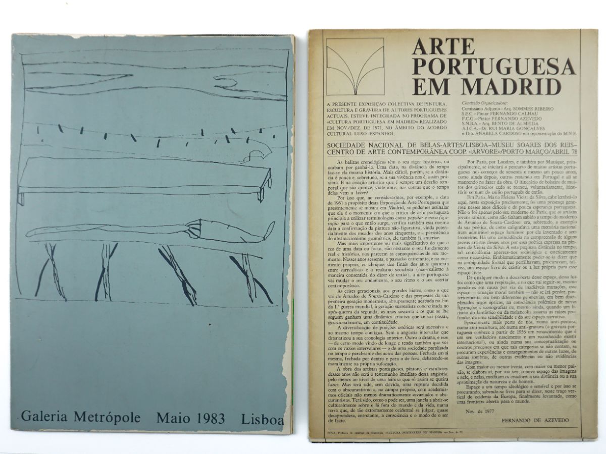 Ana Leon, José Pedro Croft, Pedro Cabrita Reis, Pedro Calapez, Rosa Carvalho