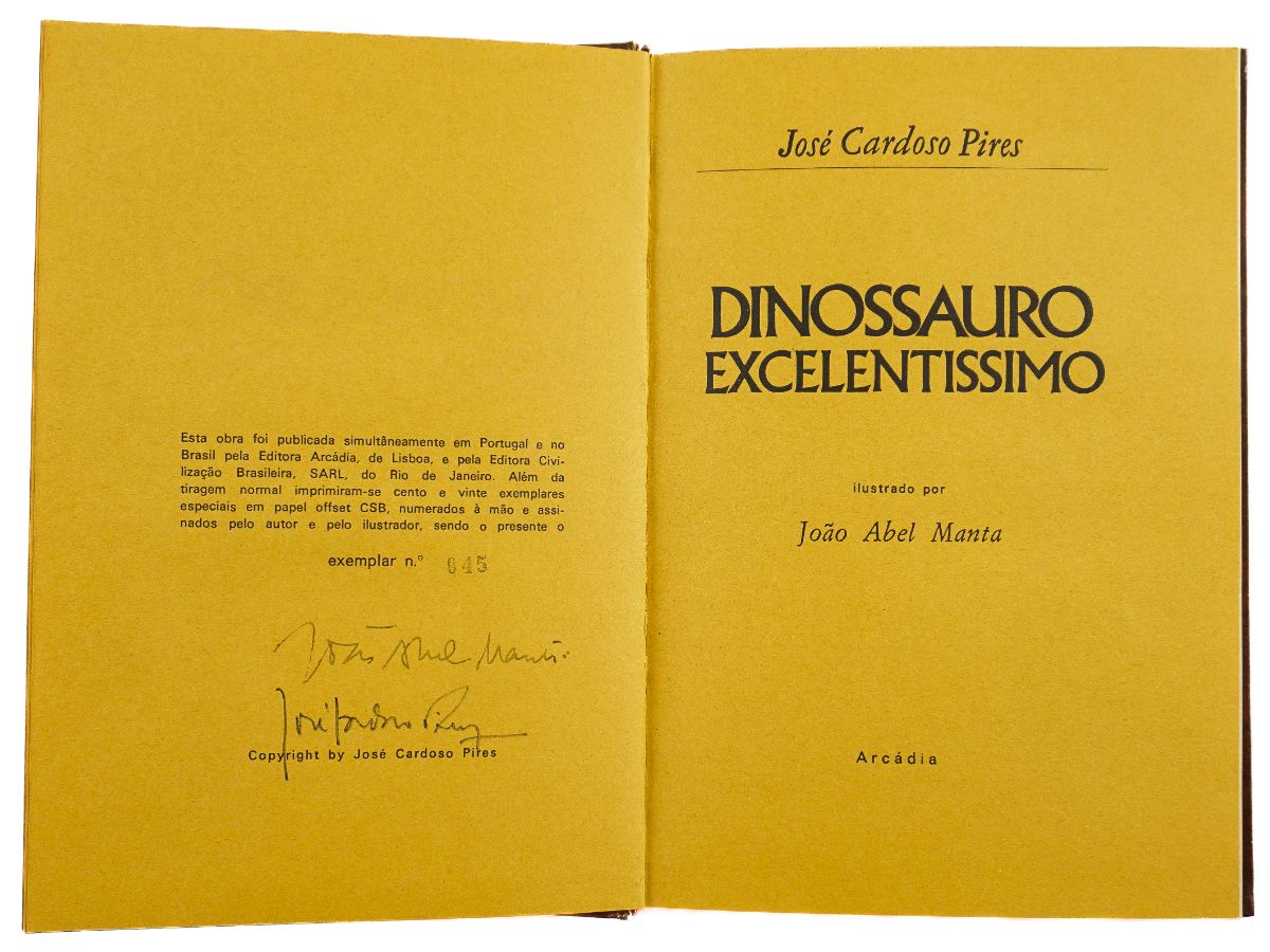 José Cardoso Pires - tiragem especial