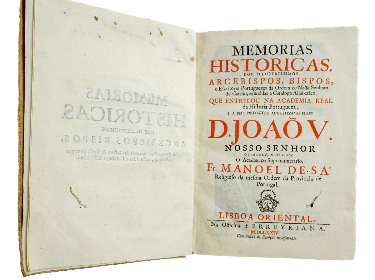 Memorias historicas, dos Arcebispos, Bispos, e Escritores Portuguezes (1724)