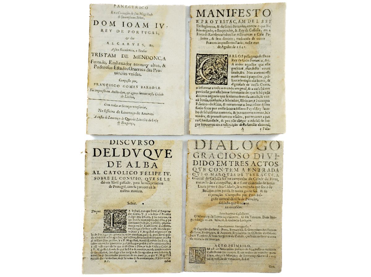 Restauração – Miscelânea (1641-1645)