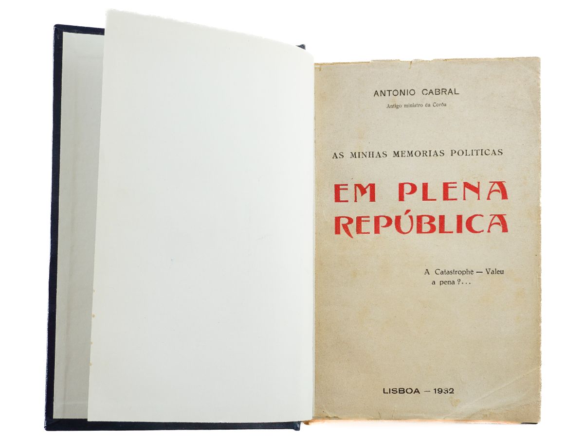 António Cabral – Memórias Políticas – com dedicatória 