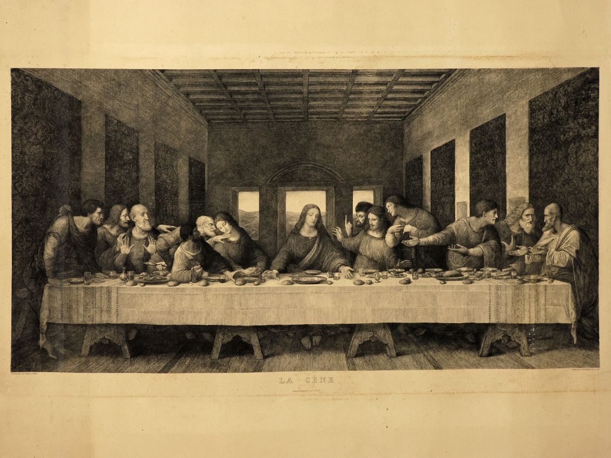 A última ceia de Leonardo Da Vinci