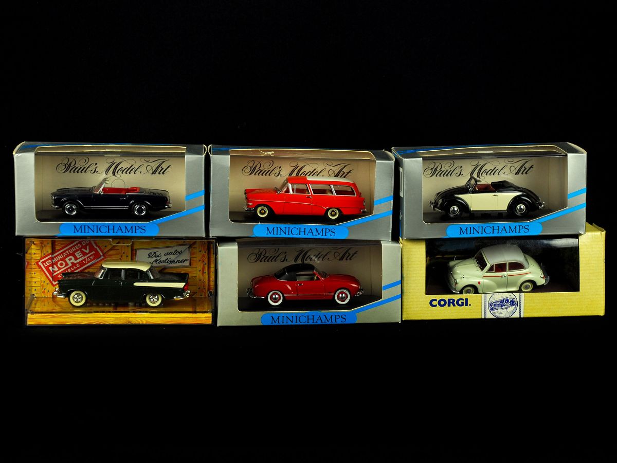 6 Carros miniatura