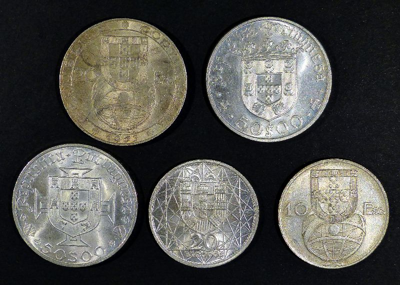 5 Moedas Portuguesas