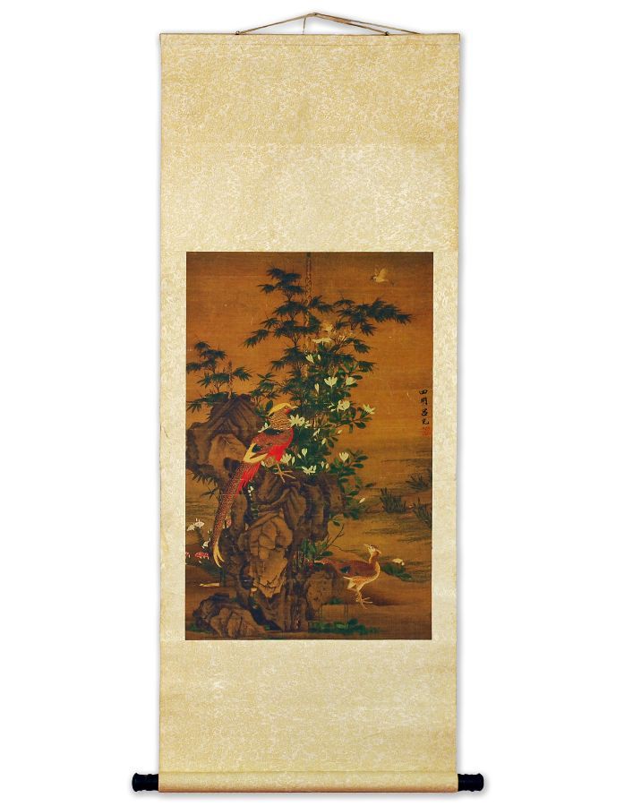 Gravura chinesa colorida
