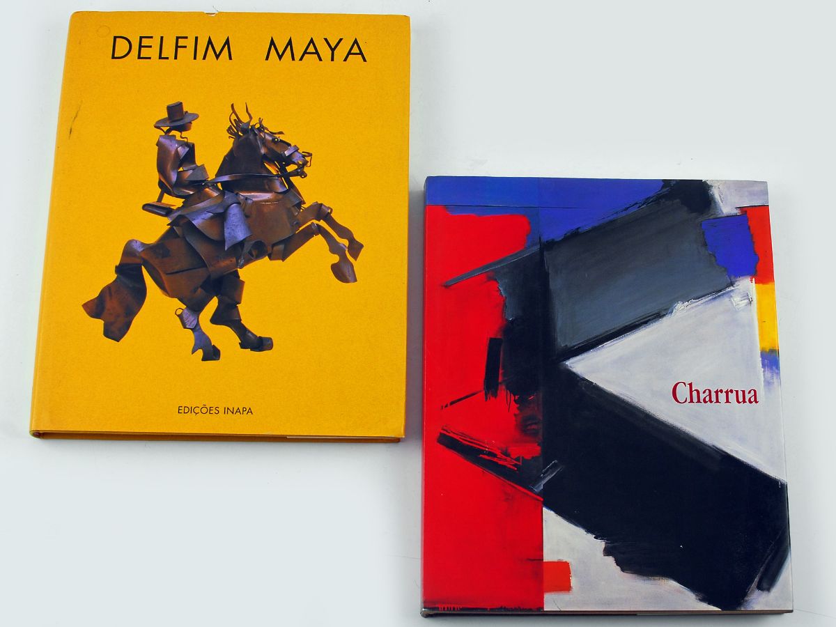 2 livros sobre arte