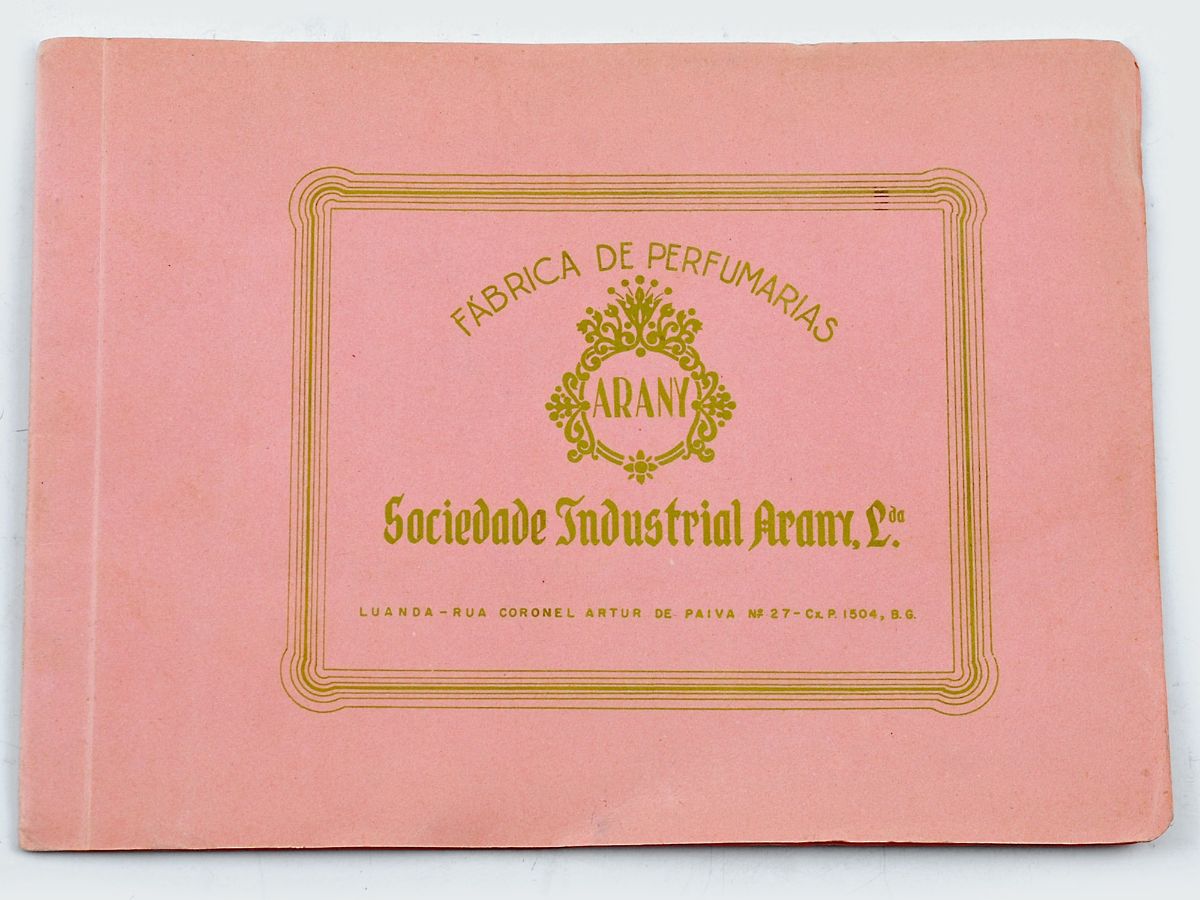 Catálogo antigo da Fábrica de perfumarias da Sociedade industrial