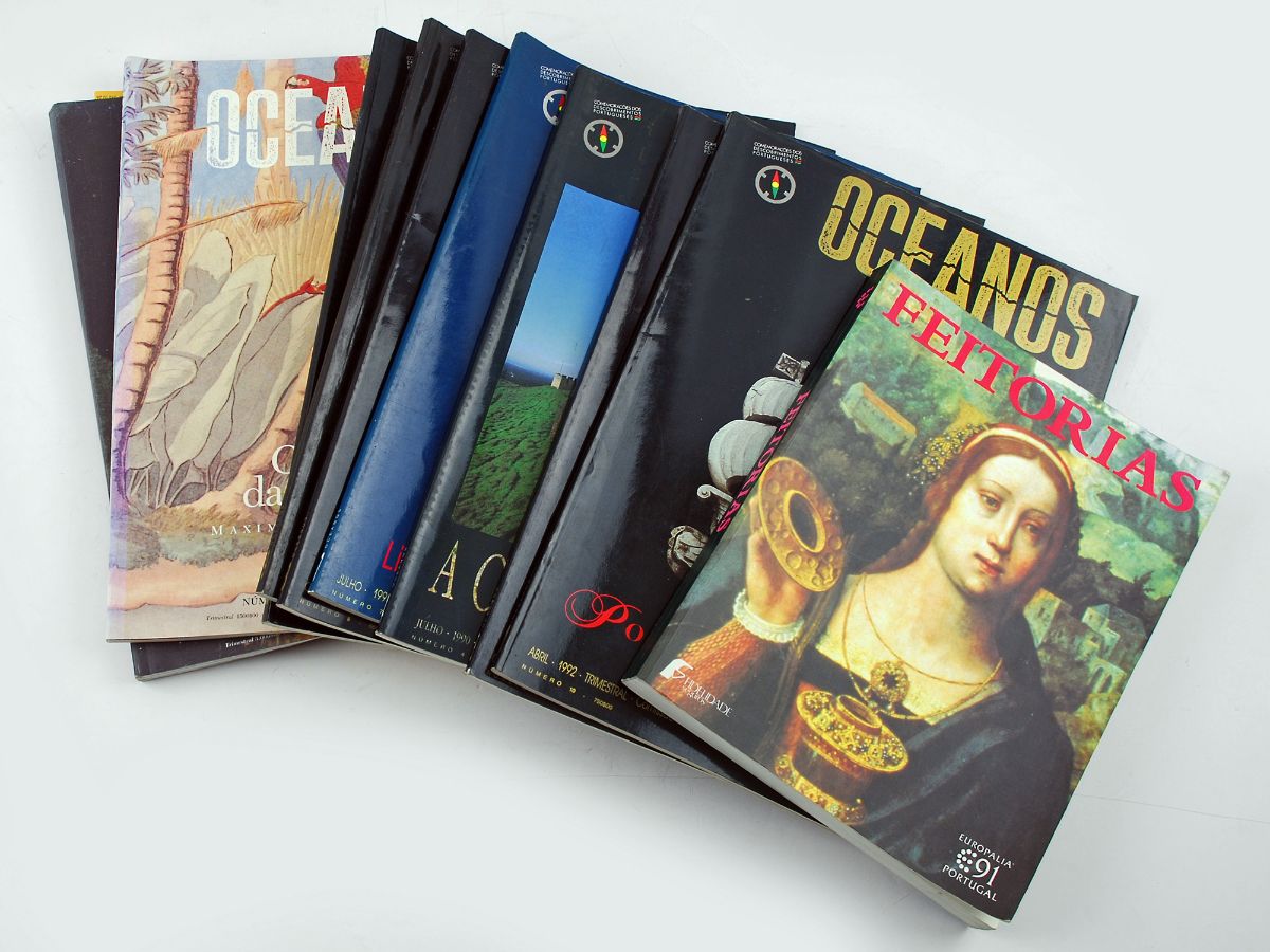 1 livro e 9 revistas Oceano