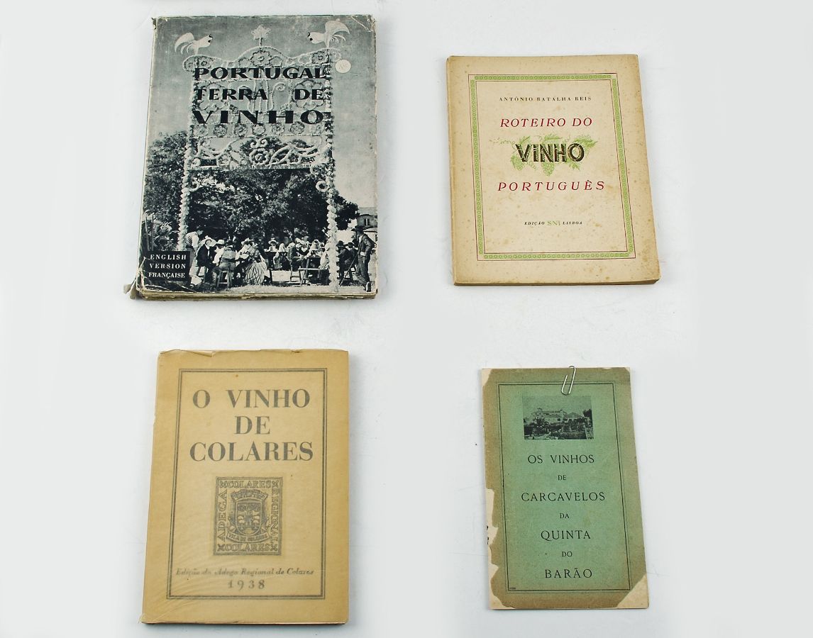 4 livros sobre vinhos