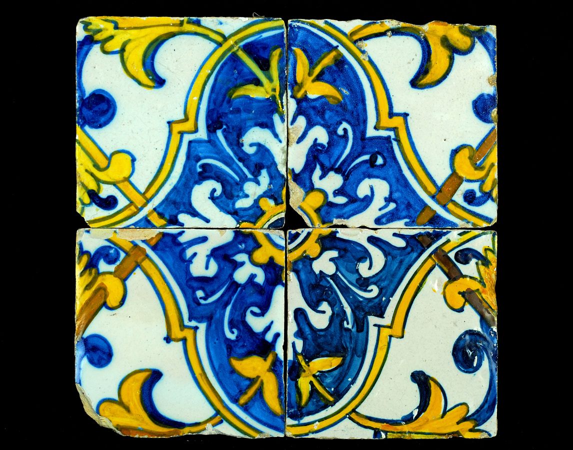 Painel de 4 azulejos