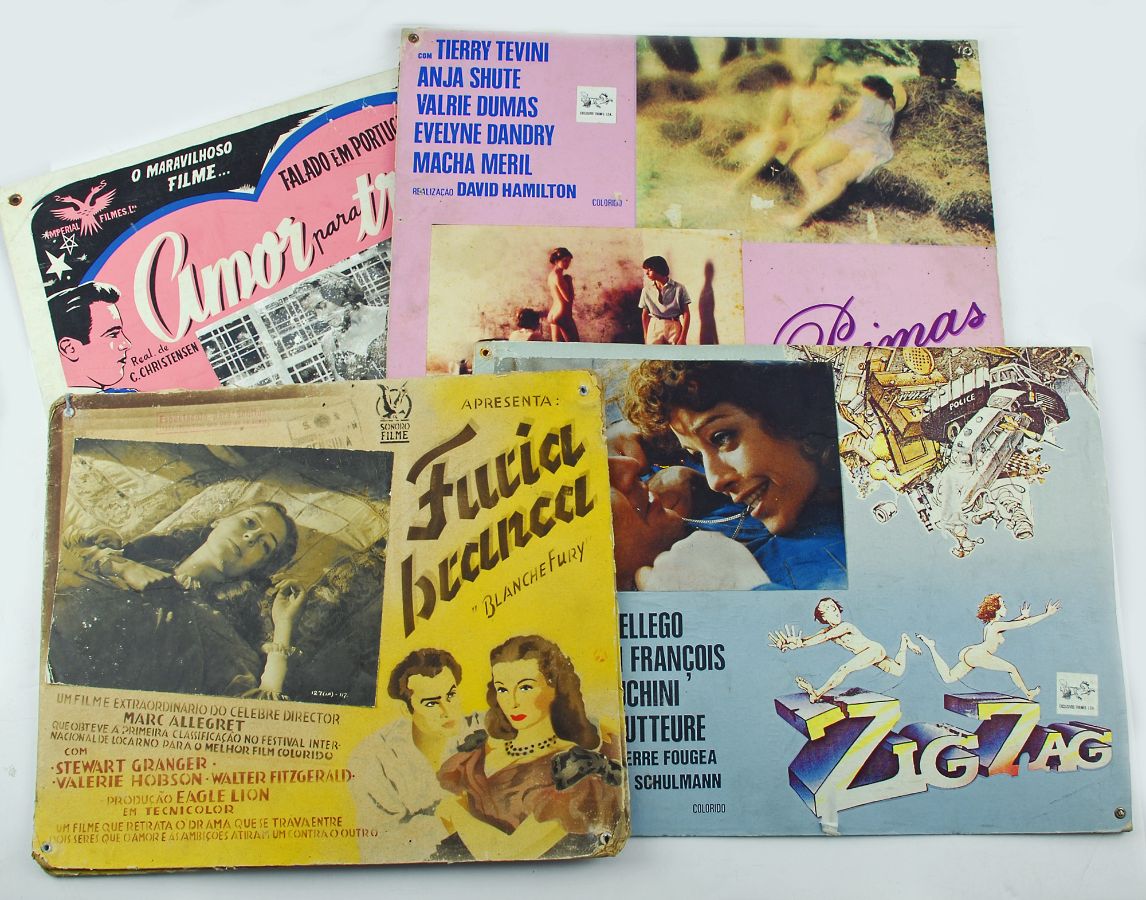 5 cartazes publicitários de cinema