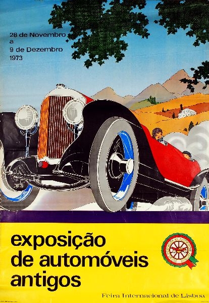 Cartaz da Exposição de Carros Antigos da FIL 