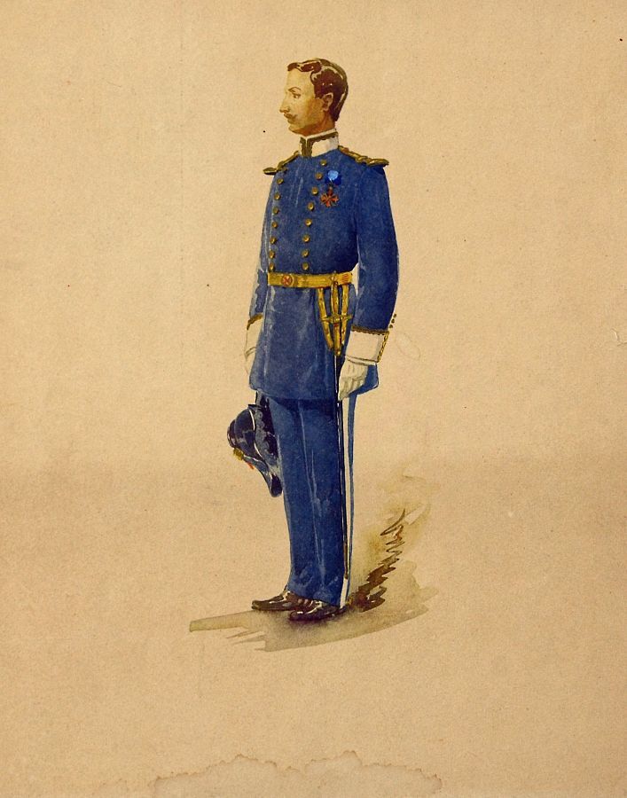 D. Pedro V com farda militar