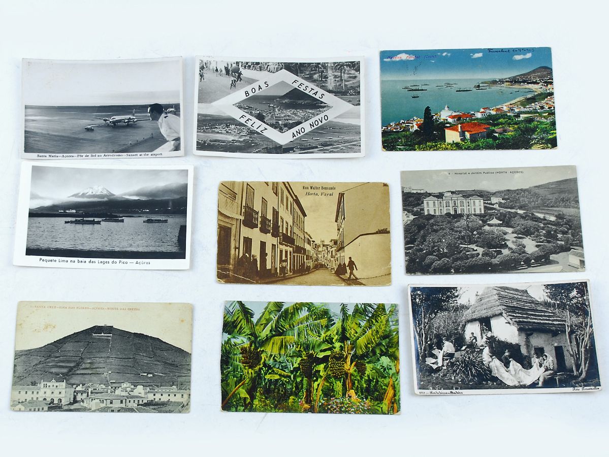 63 Postais de vistas Portuguesas