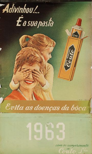 Lote - Dez Calendário da Pasta Medicinal Couto | Bestnet Leilões