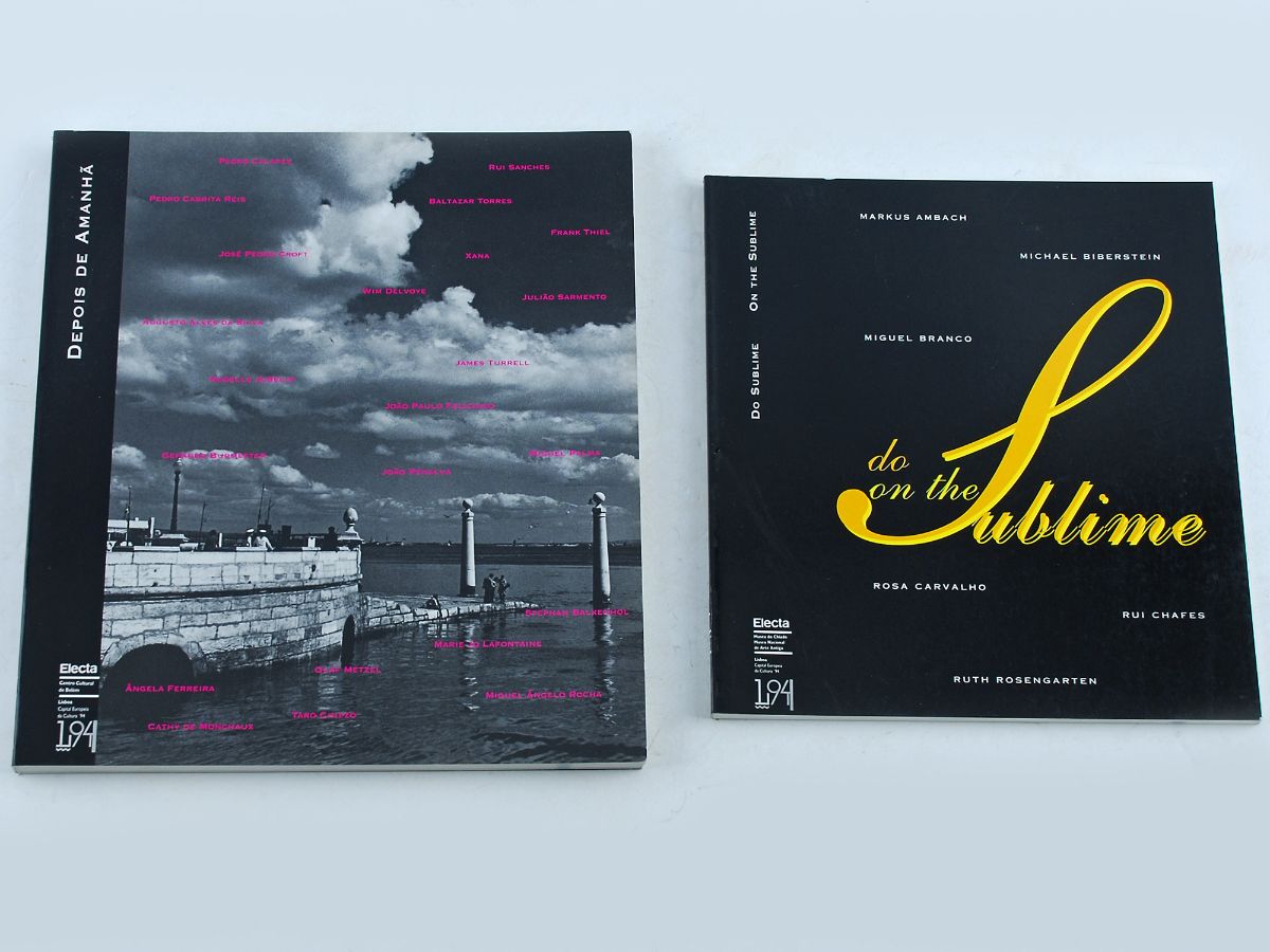 2 livros de exposições